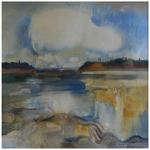 7. Am Bodden - 1980, 50 x 59 