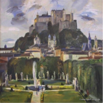 4. Salzburg - Acryl / Leinwand, 1984, 90 x 110 (privazbesitz) 