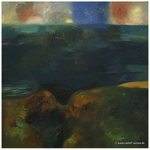 2.	An der Ostsee - Acryl / Leinwand, 1992, 110 x 130 